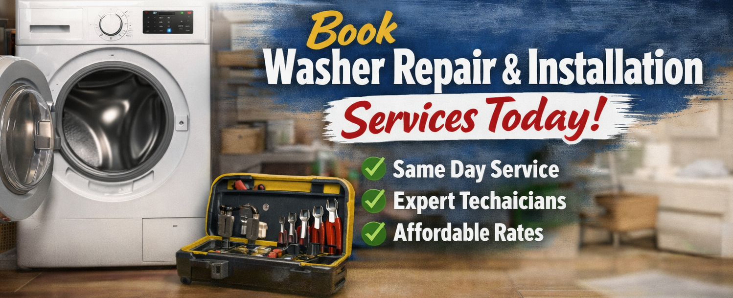 Book Washer Repair & Installation Services Today – Mr. Singh Quick Services