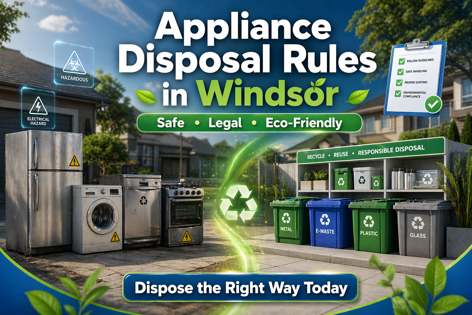 Appliance Disposal Rules & Regulations in Windsor Explained | Mr. Singh Quick Services