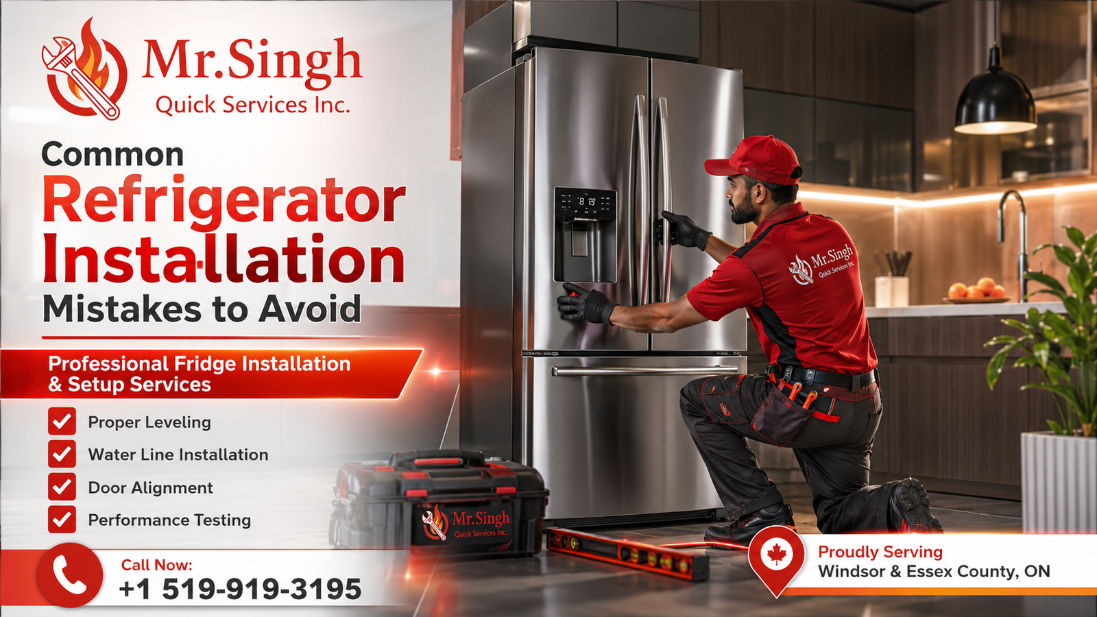 Common Refrigerator Installation Mistakes to Avoid | Mr. Singh Quick Services