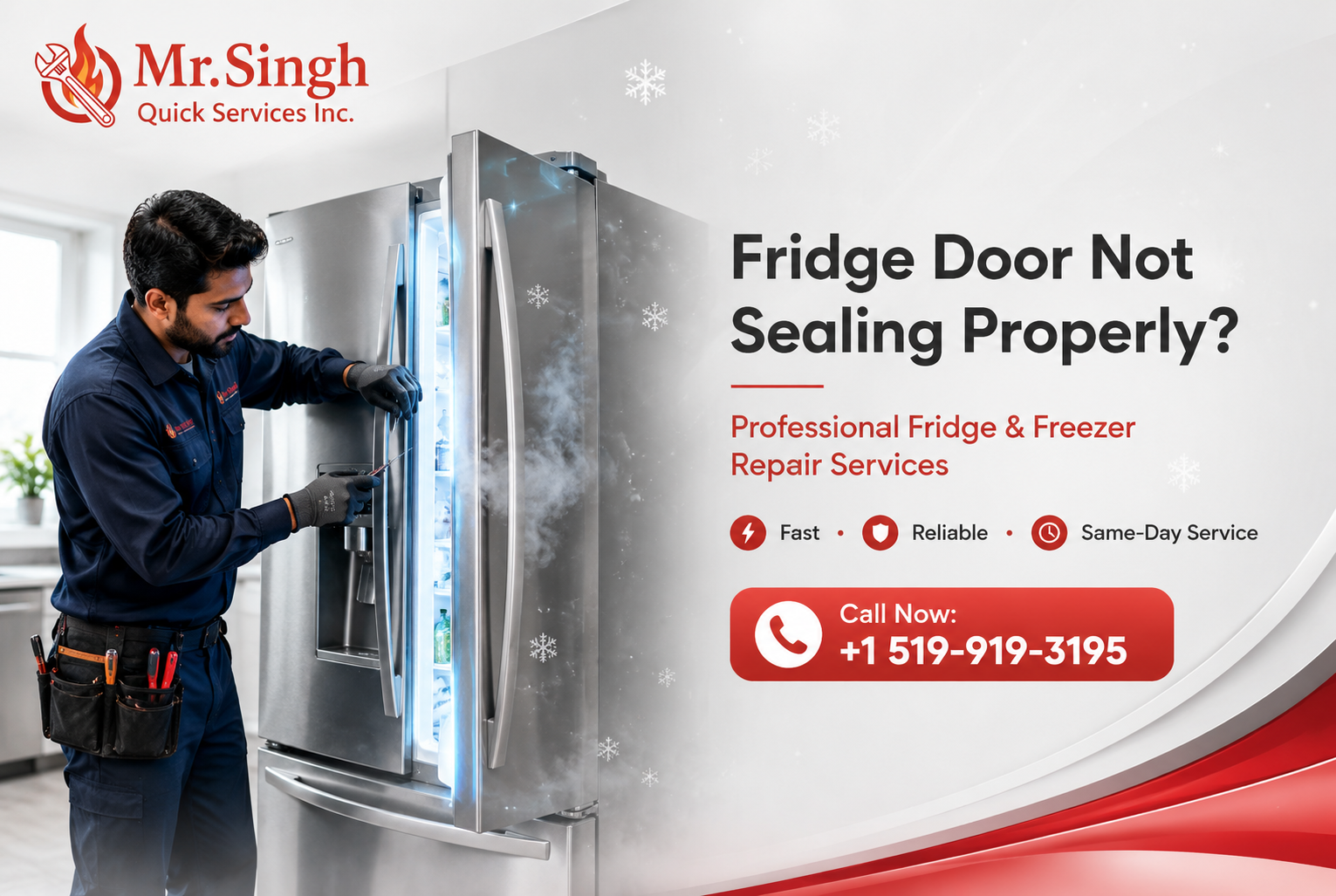 Fridge Door Not Sealing Properly? Here's What You Need to Know | Mr. Singh Quick Services